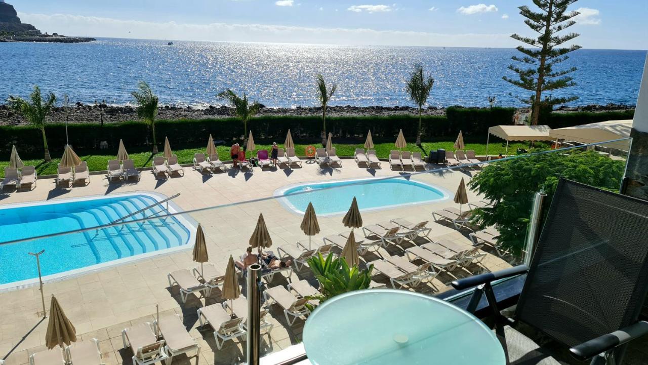Oceanfront Deluxe-45M,Heated Pools,2Aircondition, 2Tv-65",Dishwasher,600Mb,Lift,Amadores View ! Playa Del Cura  Kültér fotó
