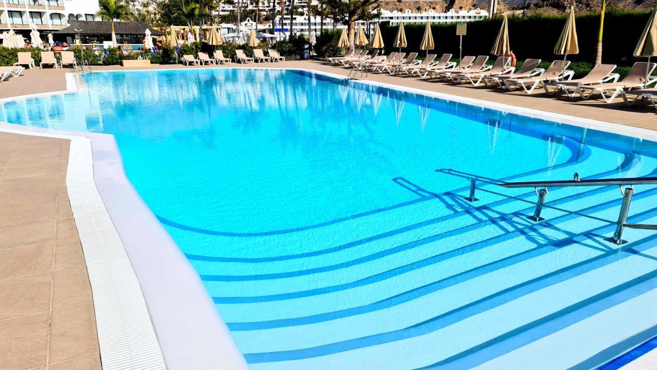 Oceanfront Deluxe-45M,Heated Pools,2Aircondition, 2Tv-65",Dishwasher,600Mb,Lift,Amadores View ! Playa Del Cura  Kültér fotó
